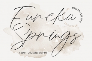 Eureka Spring Font Download