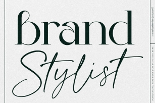 Brand Stylist // luxe duo font Font Download