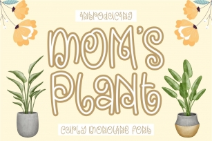 Mom's Plant Font Download