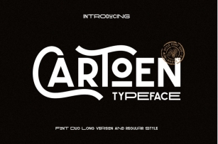 Cartoen Font Duo Font Download