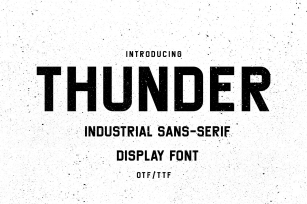 Thunder Font Download