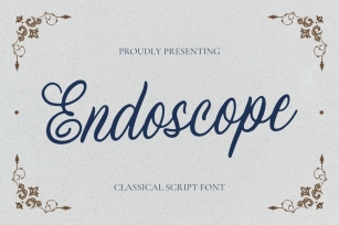 Endoscope Font Download