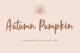 Autumn Pumpkin Font Download