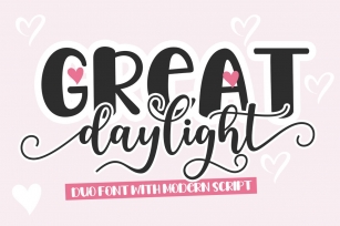 Great Daylight Duo Font Download