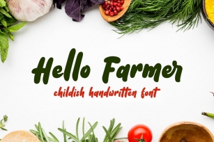 Hello Farmer – Childish Font Download
