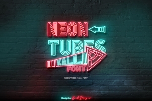 Neon Tubes Kalli Font Download