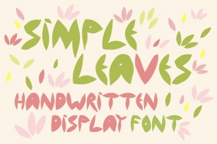 Simple Leaves Font Download