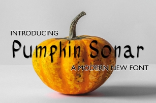 Pumpkin Sonar Font Download