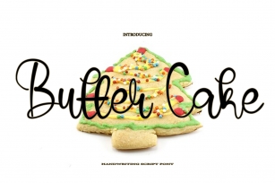 Butter Cake Font Download