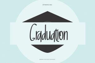 Graduation Font Download