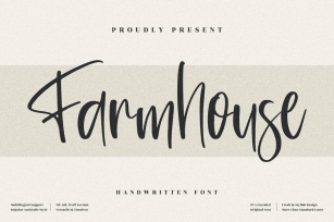 Farmhouse Handwritten Font LS Font Download