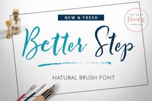 Better Step Brush Font Download