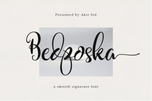 Bedposka is an attractive signature font Font Download