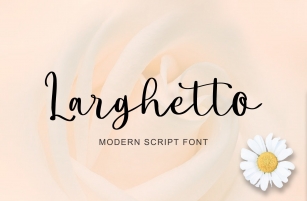 Larghetto Font Download