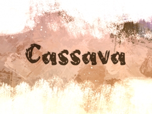 C Cassava Font Download