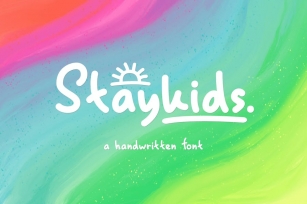 Stay Kids - Handwritten Font Font Download