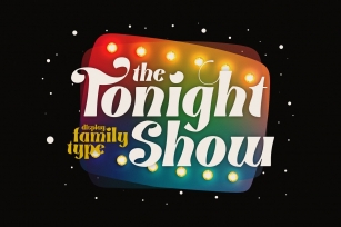 Tonight Show Font Download