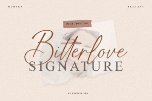 Bitterlove Signature Font Download