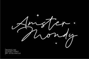 Amster Mondy Font Download