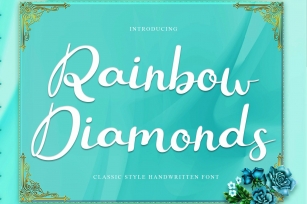 Rainbow Diamonds Font Download