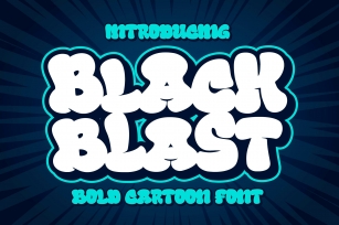 Black Blast a Bold Comic Font Download