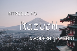 Ikazuchi Font Download