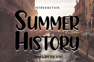 Summer History Font Download