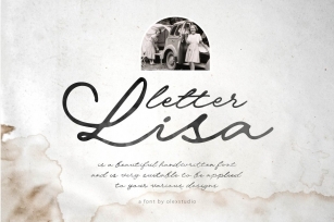 Letter Lisa Font Download