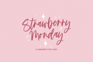 Strawberry Monday Font Download