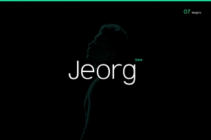 Jeorg Font Download