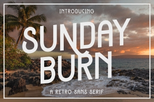 Sunday Burn Trial Font Download