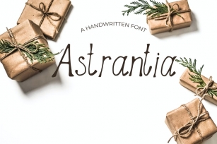 Astrantia Handmade Font Font Download