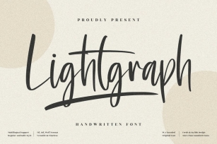 Lightgraph Handwritten Script LS Font Download