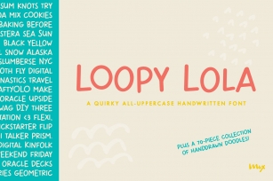 Loopy Lola — A Quirky Uppercase Font Download
