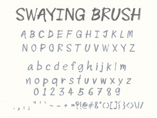 Swaying Brush Font Download