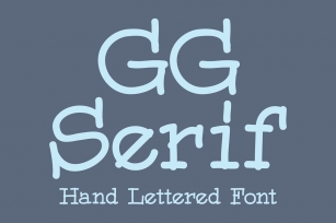 GG Serif Font Download