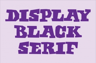 Display Black Serif Font Download