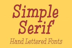 Simple Serif Font Download