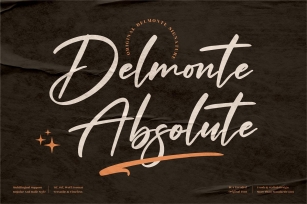 Delmonte Absolute Signature Font Download