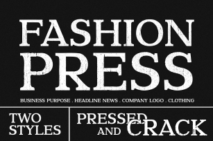 Fashion Pressed Font Download