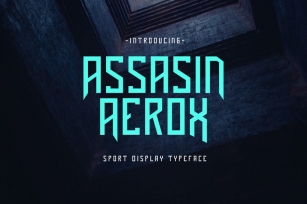 Assasin Aerox - Sport Typeface Font Download