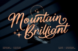 Mountain Brilliant Modern Script LS Font Download