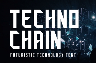 Techno Chain Font Download