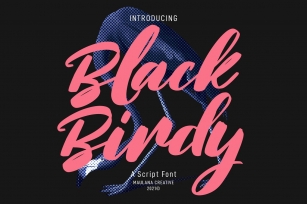 Blackbirdy Bold Script Font Download
