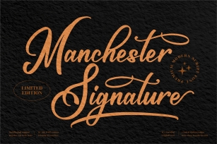 Manchester Signature Font Download