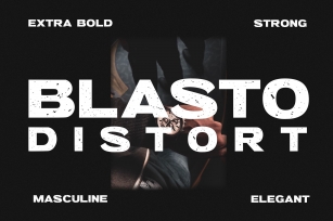 Blasto Distort Font Download