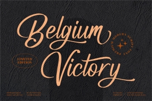 Belgium Victory Modern Script Font Download