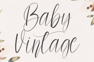 Baby Vintage Font Download