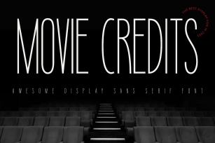 Movie Credits Font Download