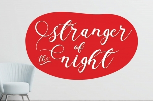 Stranger of the Night Font Download